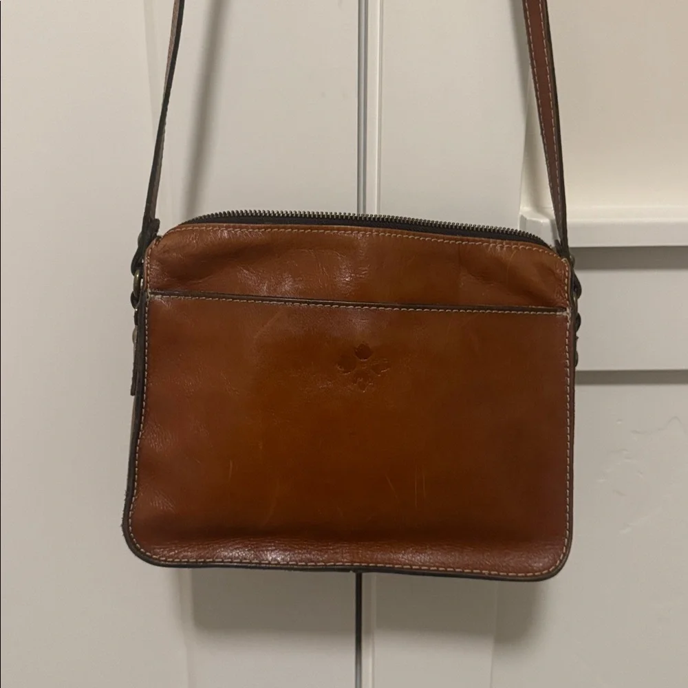 Patricia Nash Brown Tooled Leather Crossbody Bag - Picture 2 of 16